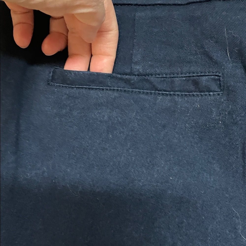 Time and Tru size Large (12-14) Dark Blue Lightweight Bermuda Shorts - Picture 8 of 10